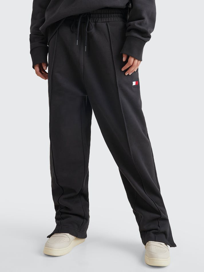 Tommy Jeans Pintuck Seam Unisex Jogger Black | ovpCTStI9CMg