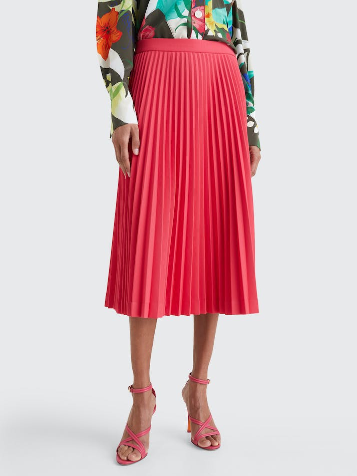 Tommy Hilfiger Pleated Women's Skirts Pink | oBB6NVcSjYEp