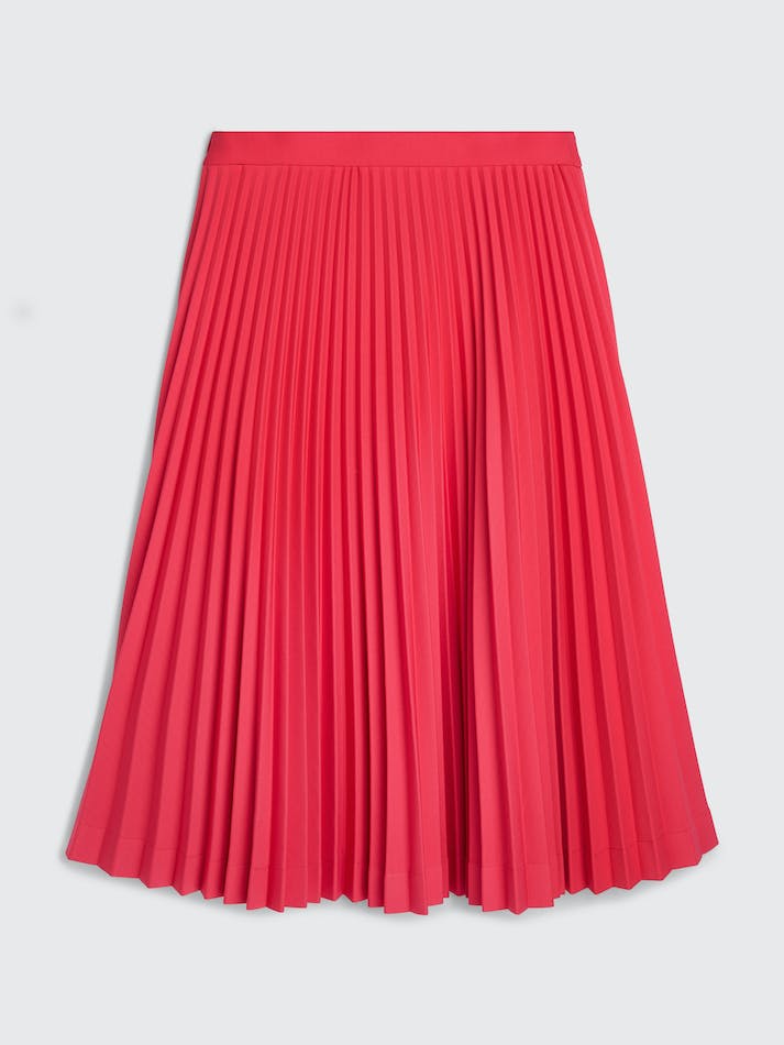 Tommy Hilfiger Pleated Women's Skirts Pink | oBB6NVcSjYEp