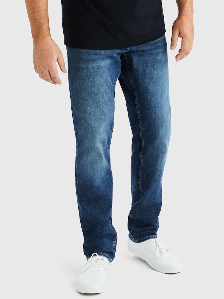 Tommy Hilfiger Plus Denton Straight Men's Jeans Indigo | rxqlyWBUQVhA