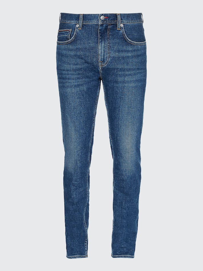 Tommy Hilfiger Plus Denton Straight Men\'s Jeans Indigo | rxqlyWBUQVhA