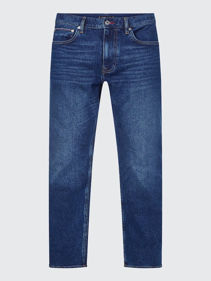 Tommy Hilfiger Plus Regular Faded Indigo Men's Jeans Indigo | K4ZLo75VSQiZ