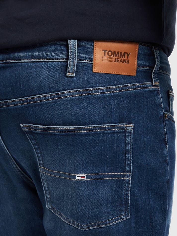 Tommy Jeans Plus Ryan Regular Straight Men's Jeans Blue | NlQGQyXiZ3ab