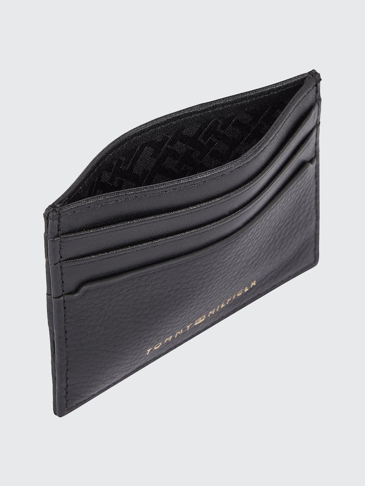 Tommy Hilfiger Premium Leather Credit Card Men's Wallets Black | AZtamDoRkE7o