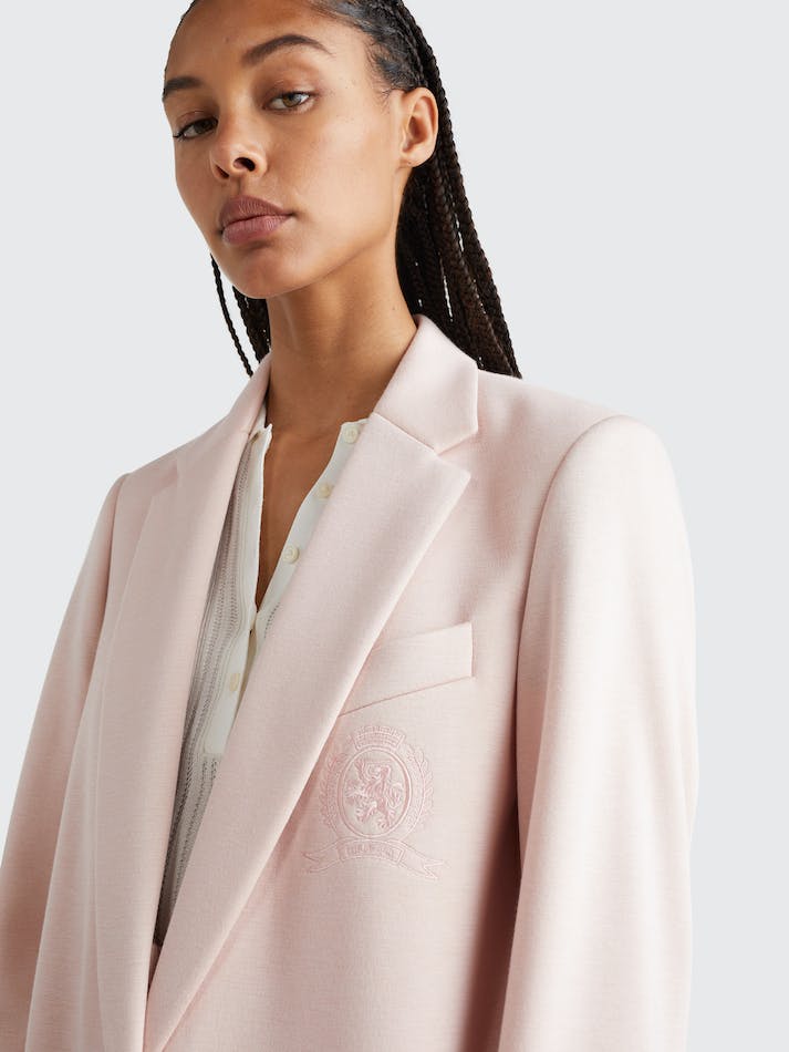 Tommy Hilfiger Prep Crest Tailored Women's Blazers Pink | jOvwcMJPlLZH