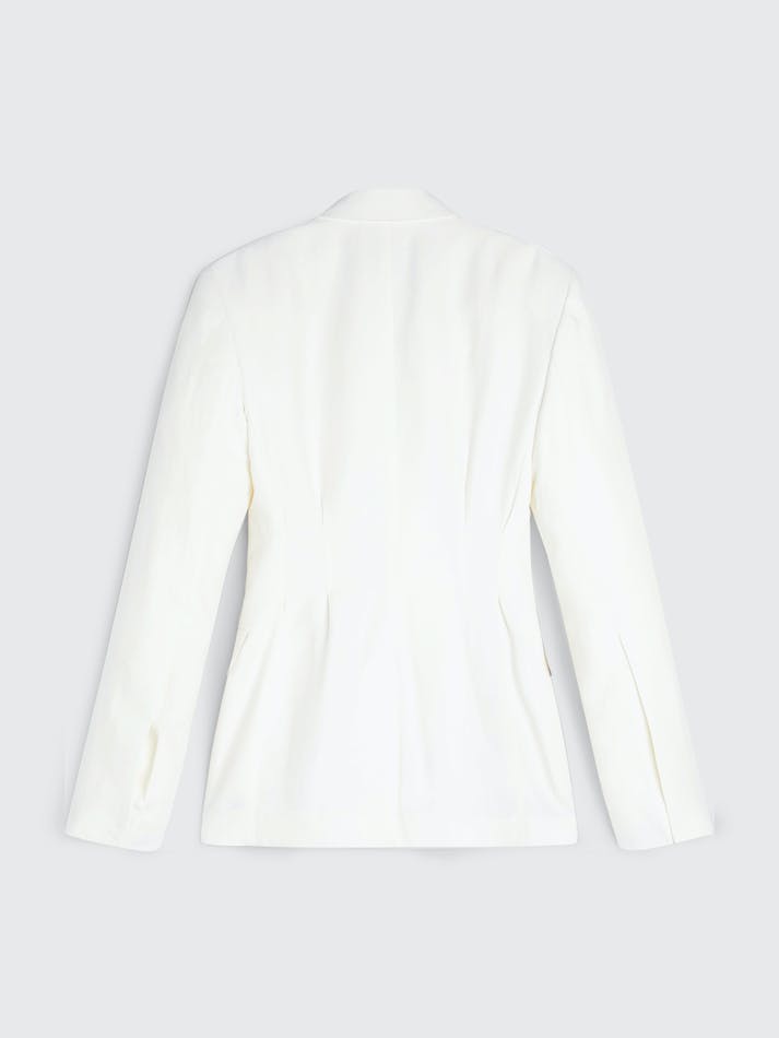 Tommy Hilfiger Prep Double-Breasted Tailored Women's Blazers White | tcHEi2XGDIKq