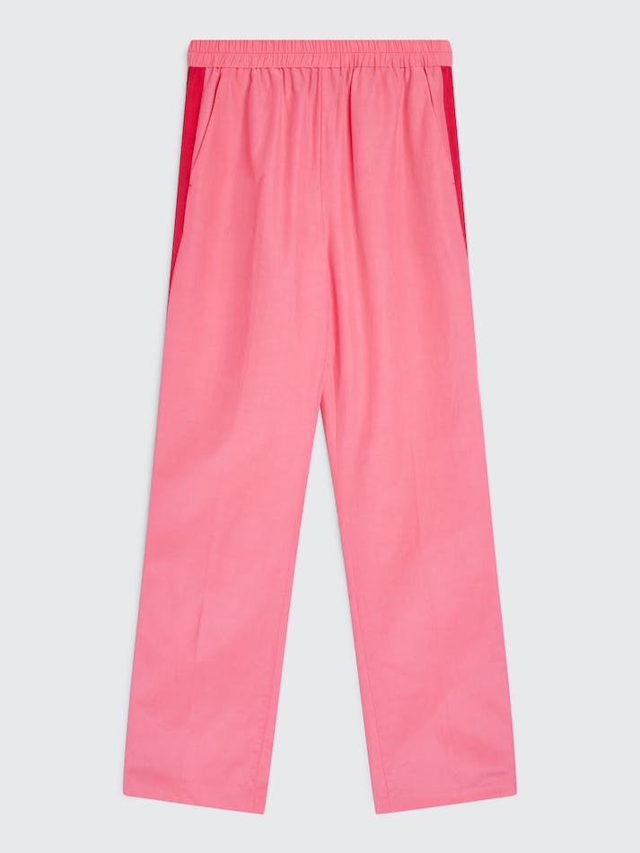 Tommy Hilfiger Prep Relaxed Side Stripe Women's Trousers Pink | Pq1I4wWTanrr