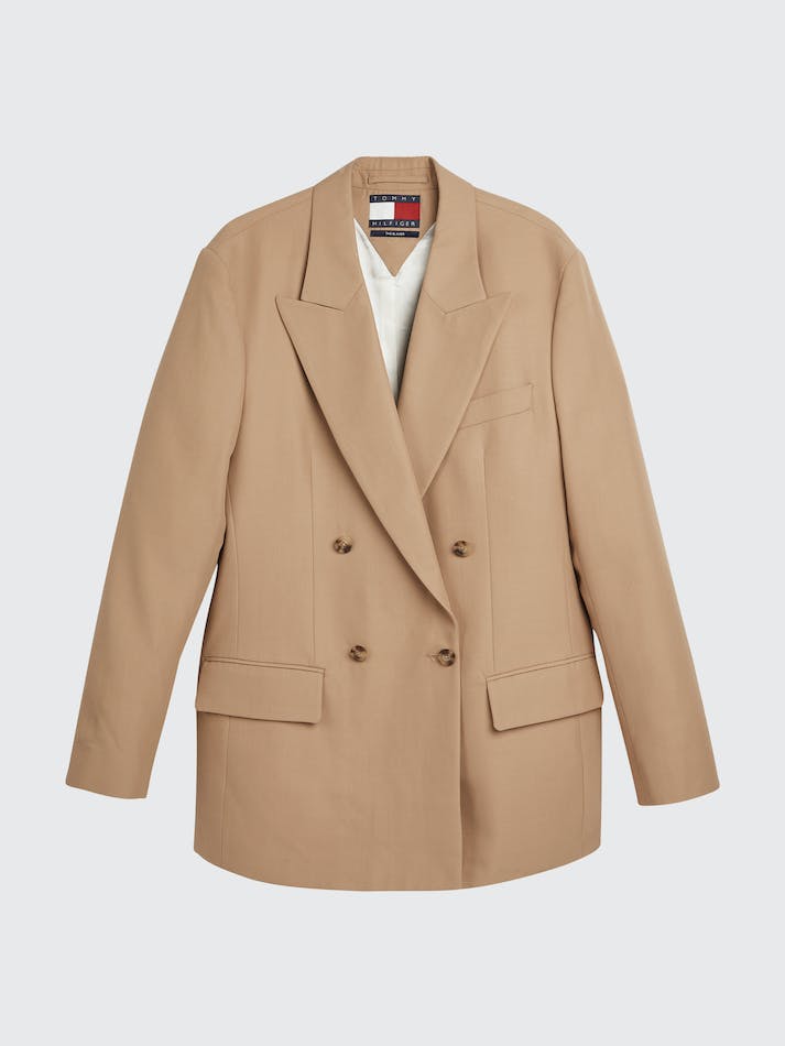 Tommy Hilfiger Prep Virgin Wool Men's Blazers Gold | jN9N2OyFf7FS