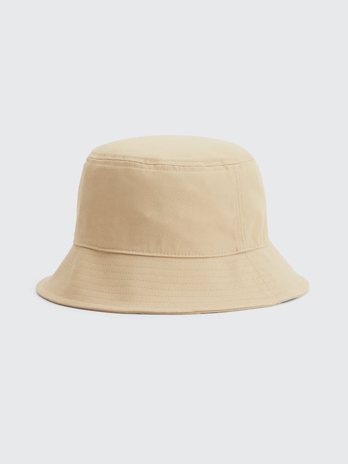 Tommy Hilfiger Pure Organic Cotton Logo Bucket Men's Hats Brown | NDZTTOQS6wHX