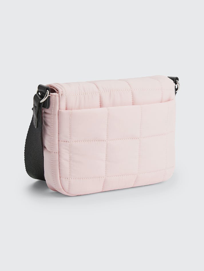 Tommy Hilfiger Quilted Nylon Crossover Women's Bags Pink | E3APqXgcqlM8