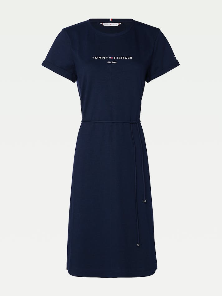 Tommy Hilfiger Regular Crew Neck Women's Dress Blue | xG08a1I4yRb9