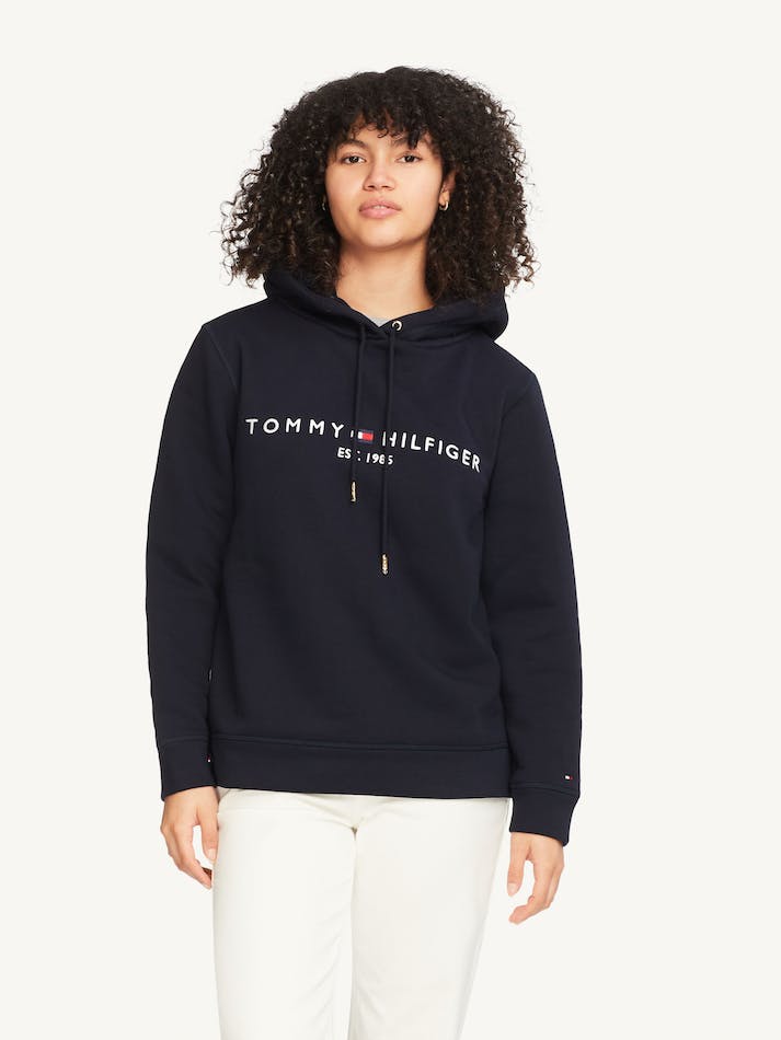 Tommy Hilfiger Regular Hilfiger Women\'s Hoodie Blue | EP0CREs5BLBm