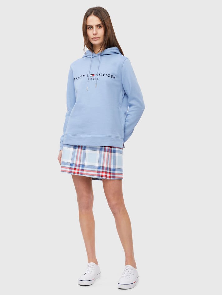 Tommy Hilfiger Regular Hilfiger Women's Hoodie Blue | oFUKJ3anKIIX