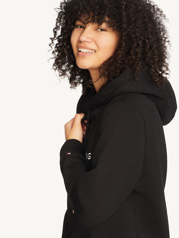 Tommy Hilfiger Regular Hilfiger Women's Hoodie Black | udADY5cmaACS