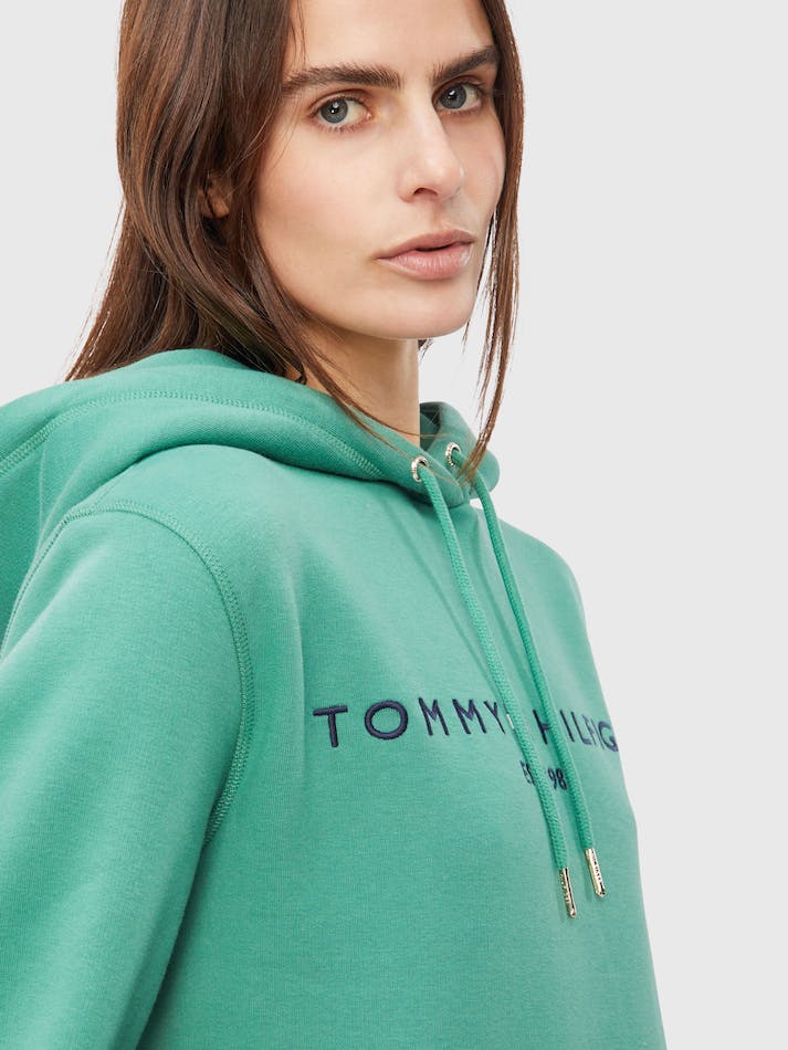 Tommy Hilfiger Regular Hilfiger Women's Hoodie Green | naTjCFonQZj4