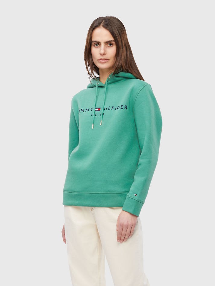 Tommy Hilfiger Regular Hilfiger Women\'s Hoodie Green | naTjCFonQZj4