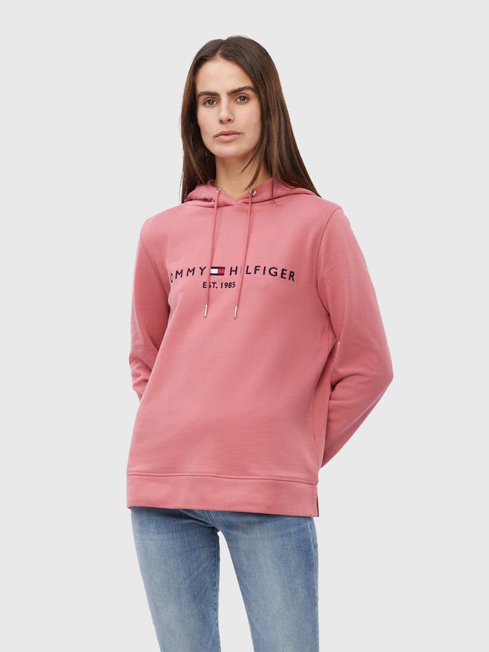 Tommy Hilfiger Regular Hilfiger Women\'s Hoodie Pink | E0GcThe2PXeL