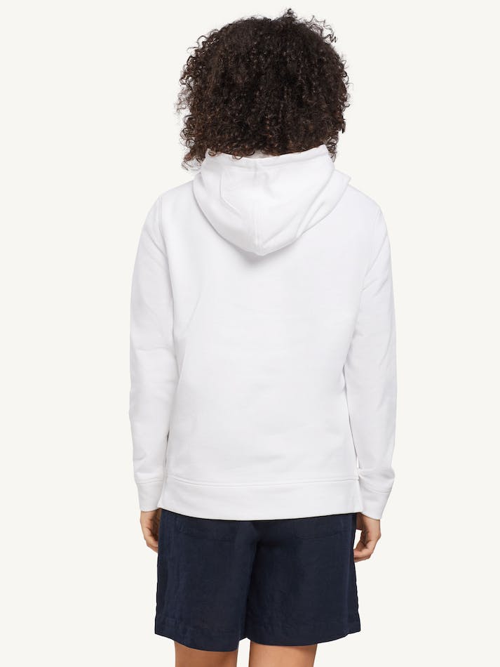 Tommy Hilfiger Regular Hilfiger Women's Hoodie White | pMpyYmCAU6na