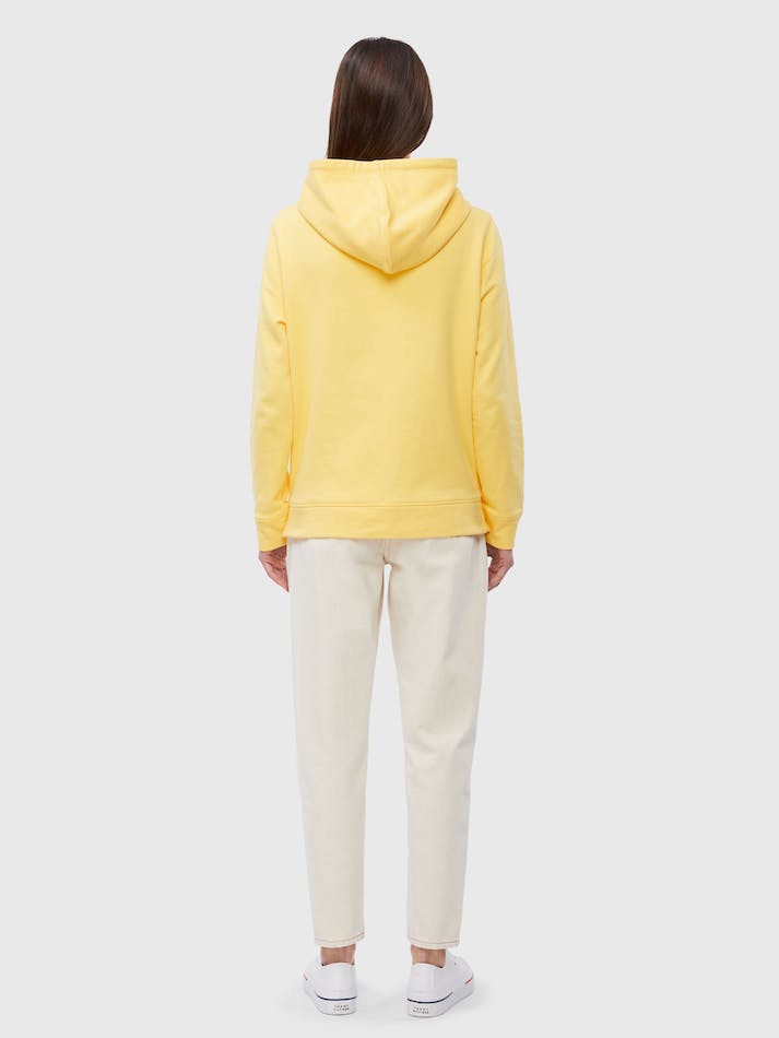 Tommy Hilfiger Regular Hilfiger Women's Hoodie Yellow | eFeKTw0gS7I8