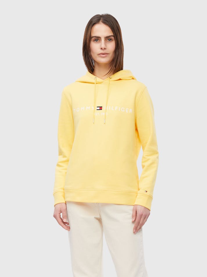 Tommy Hilfiger Regular Hilfiger Women\'s Hoodie Yellow | eFeKTw0gS7I8