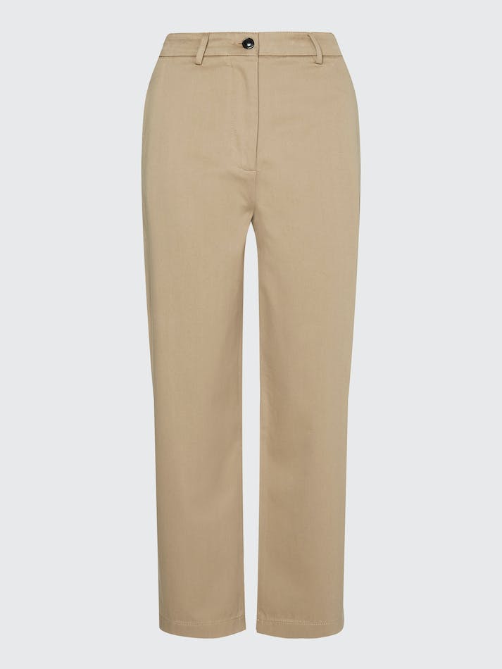 Tommy Hilfiger Relaxed Fit Balloon Women's Chino Pants Beige | XI1qadNEQRZC