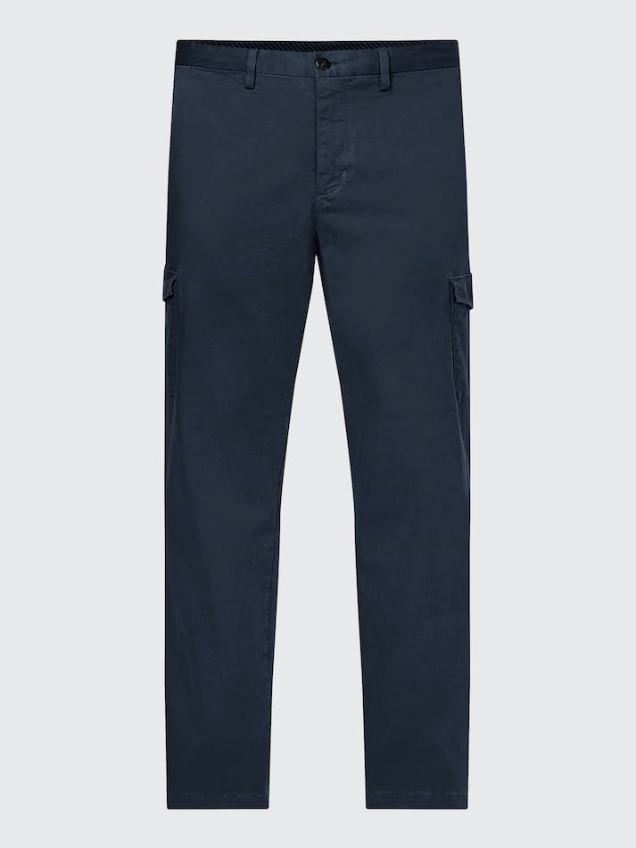 Tommy Hilfiger Relaxed Fit Cargo Men's Trousers Blue | 8libJqzL7esX