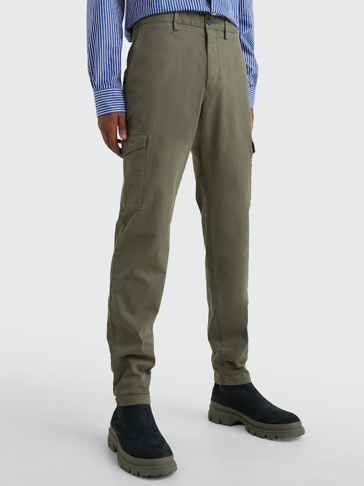 Tommy Hilfiger Relaxed Fit Cargo Men's Trousers Green | U9B6jcXXa0Jc