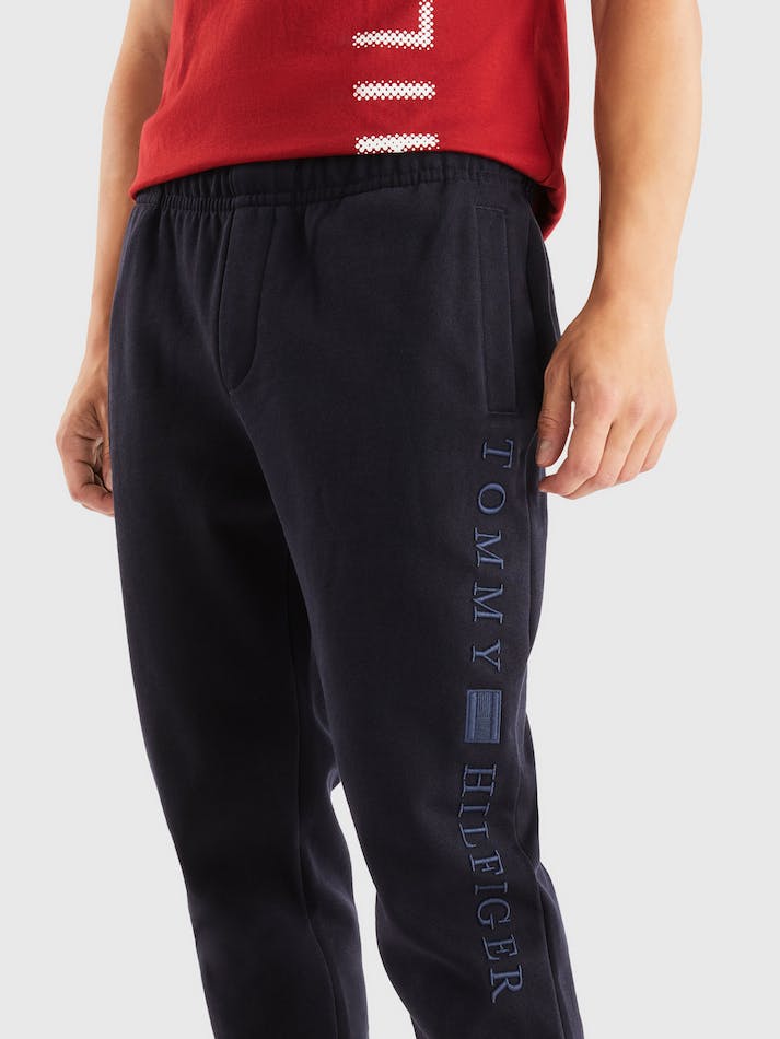 Tommy Hilfiger Relaxed Fit Cuffed Men's Jogger Blue | QDNPB62FBYEE