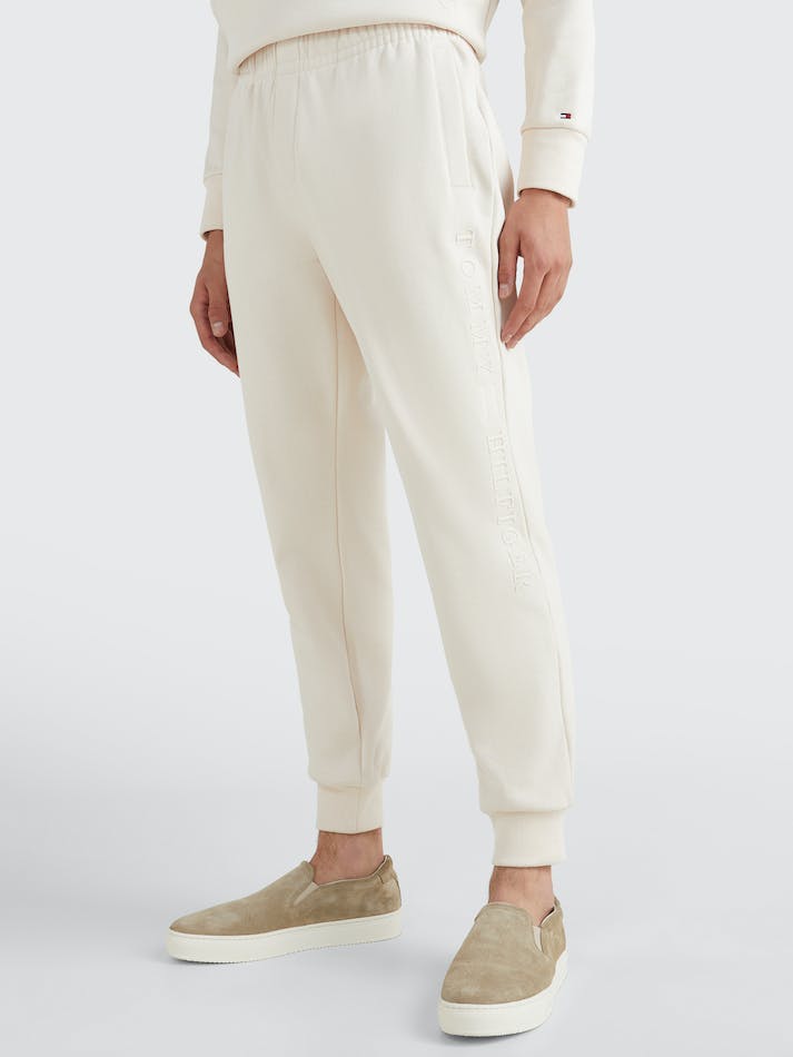 Tommy Hilfiger Relaxed Fit Cuffed Men's Jogger White | Hyp7g6LFwi1e