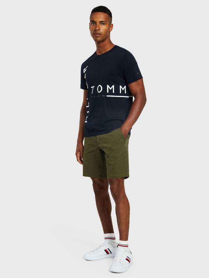 Tommy Hilfiger Repeat Hilfiger Men's T Shirts Blue | RQRqrZBlpI7A