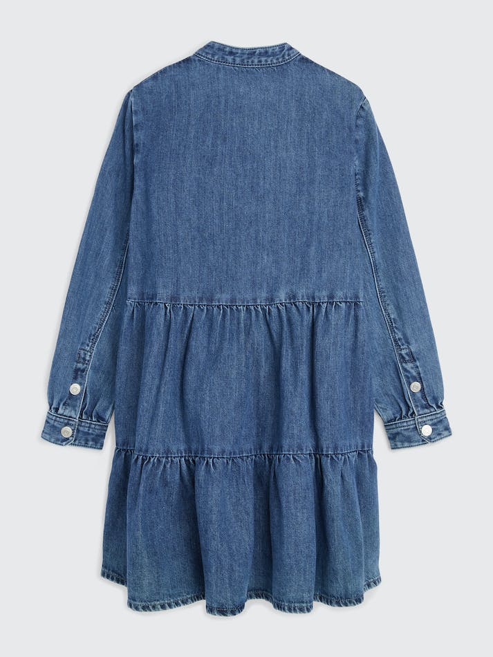 Tommy Hilfiger Rigid Hemp Denim Kids' Dress Hempmedium | zFiPa0s7oVyZ