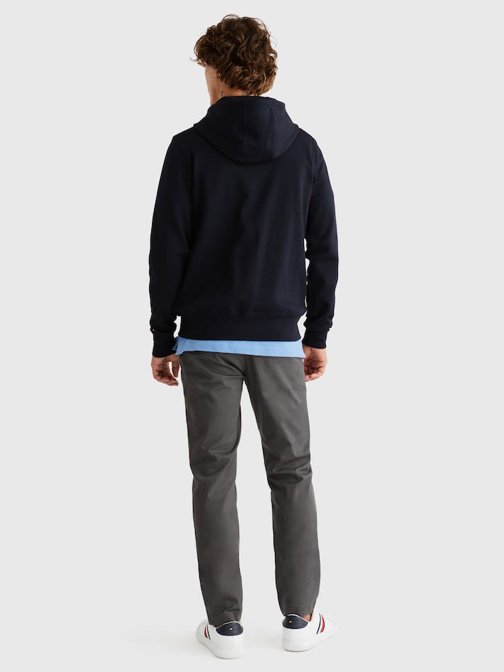 Tommy Hilfiger Roundall Established Men's Hoodie Blue | y6wgLu6bEK0D