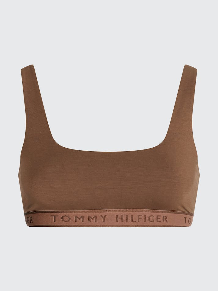 Tommy Hilfiger Scoop Neck Unlined Women's Lingerie Brown | 9TIWB8VYfmK9