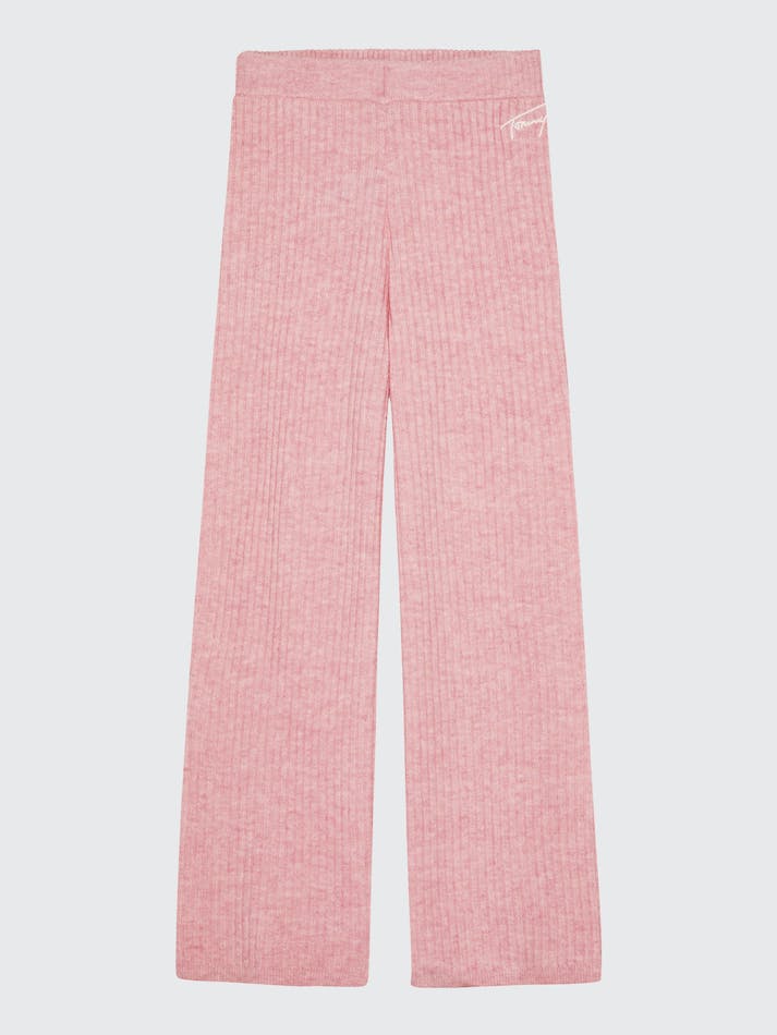 Tommy Jeans Signature Logo Women's Jogger Pink | 0Oz6lolneR9P