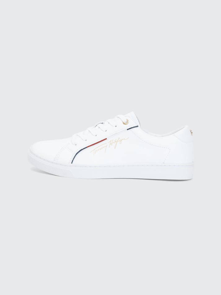 Tommy Hilfiger Signature Women's Sneakers White | Ga52KDsCca9N