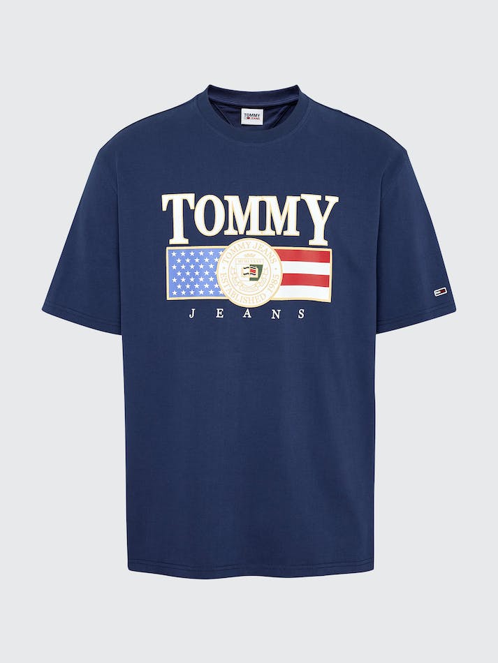 Tommy Jeans Skater Oversized Men's T Shirts Navy | 6CzzotsP2laR