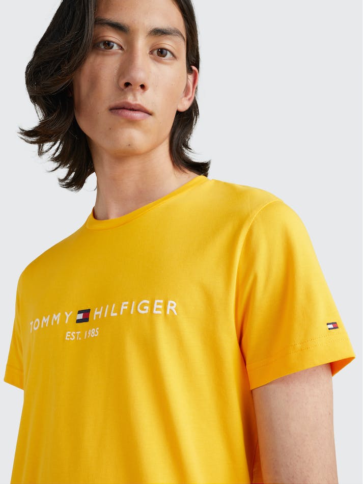 Tommy Hilfiger Slim Fit Organic Cotton Men's T Shirts Solstice | UM3YSFiVq5rL