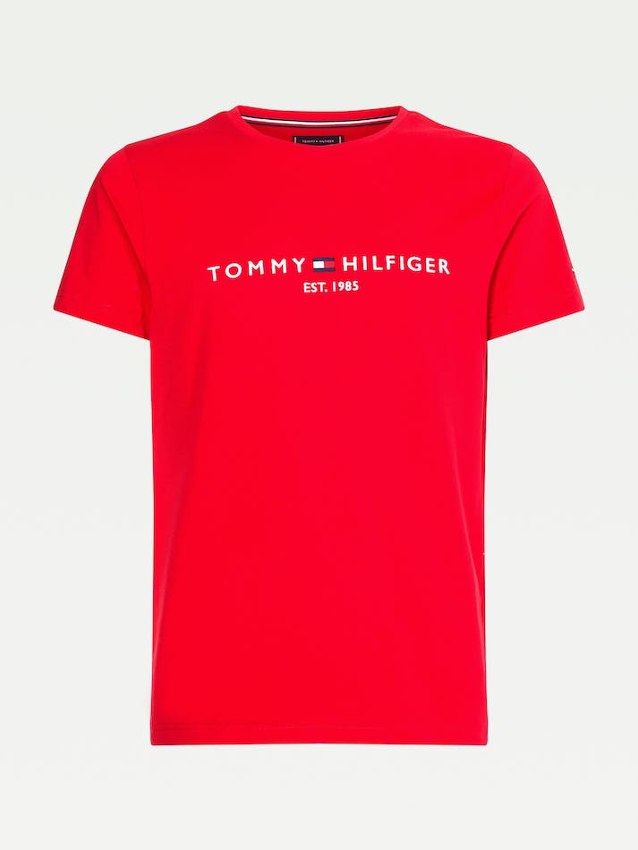 Tommy Hilfiger Slim Fit Organic Cotton Men's T Shirts Red | fdHJcYs6swoL