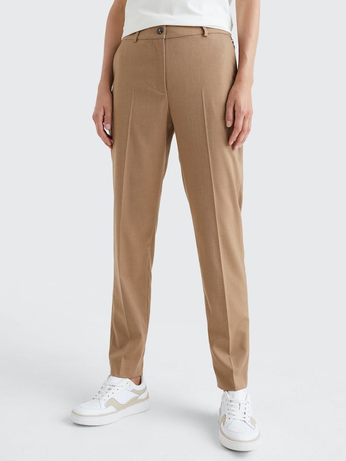 Tommy Hilfiger Slim Fit Suiting Women's Trousers Khaki | rVxCsJehBnKr