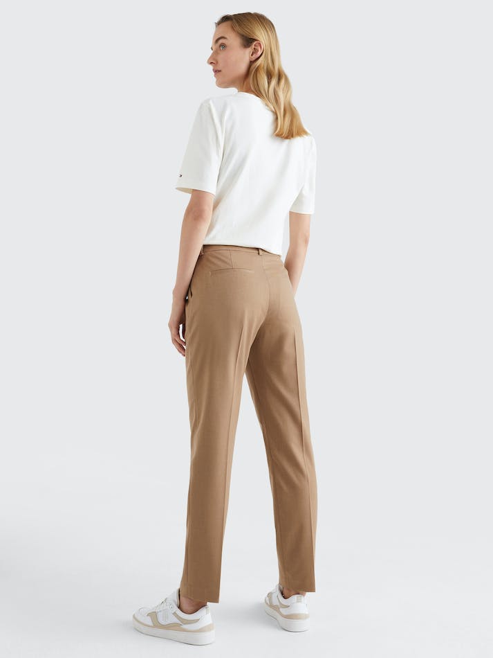 Tommy Hilfiger Slim Fit Suiting Women's Trousers Khaki | rVxCsJehBnKr