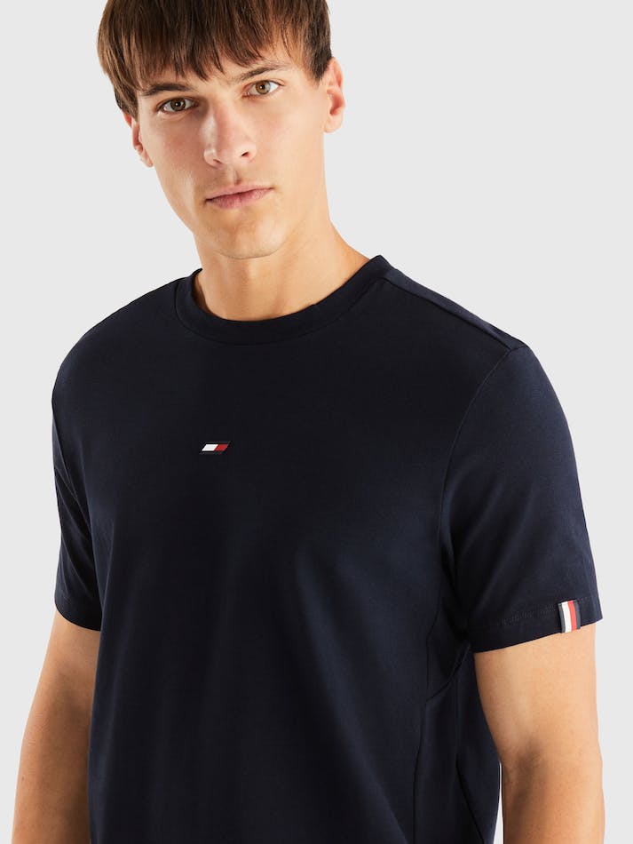 Tommy Hilfiger Sport Essential Crew Neck Men's T Shirts Blue | KPVx2s5UoEcJ