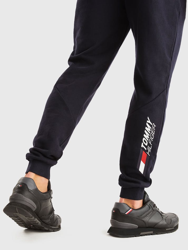 Tommy Hilfiger Sport Essential Terry Cuffed Men's Jogger Blue | fWMieK5ZoaF0