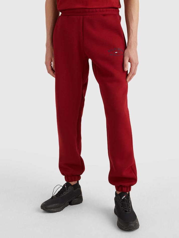 Tommy Hilfiger Sport Graphic Print Men's Sweatpants Red | vHwB55IrSTFZ