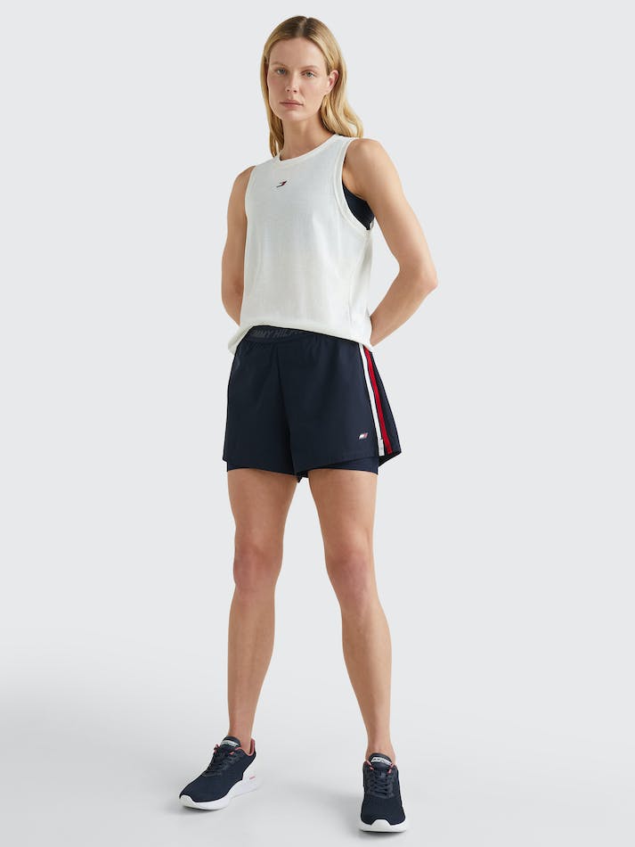 Tommy Hilfiger Sport Mesh Tank Women\'s Tops White | UrASnhwUUGNG