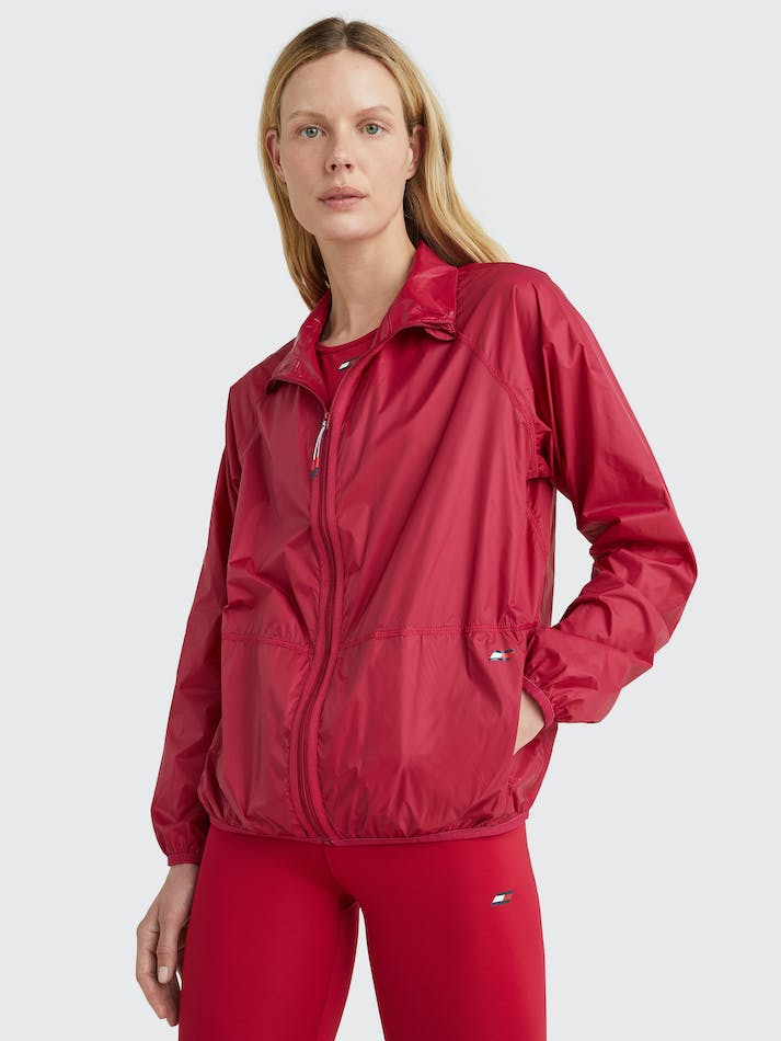 Tommy Hilfiger Sport Relaxed Fit Reversible Women's Windbreaker Royal | EX3ru1MjaazV