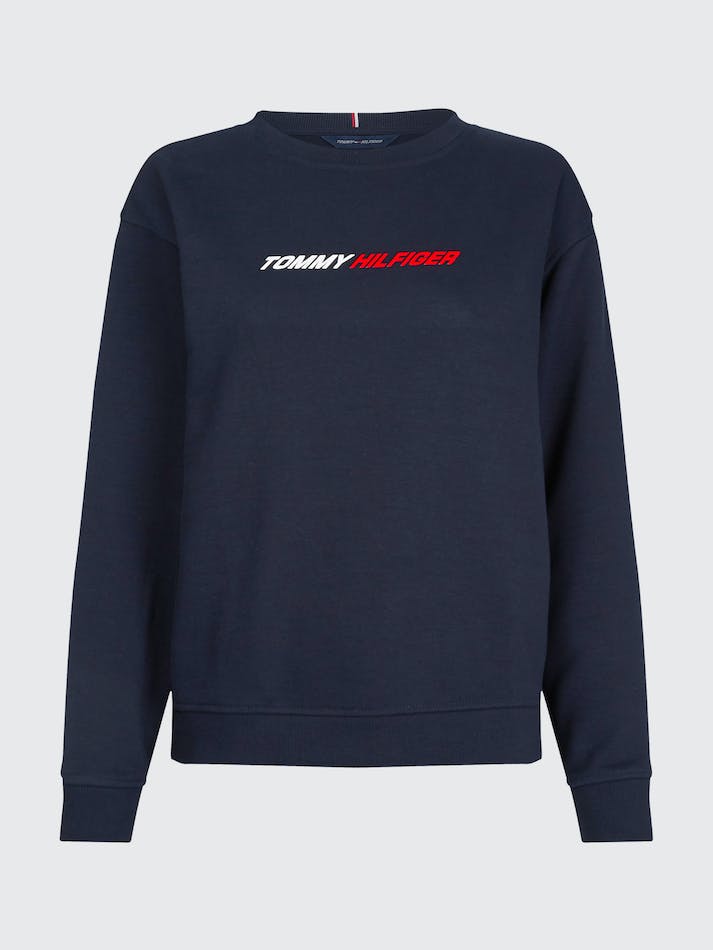 Tommy Hilfiger Sport Relaxed Fit Women's Sweatshirt Blue | AOiL1E1pztvT