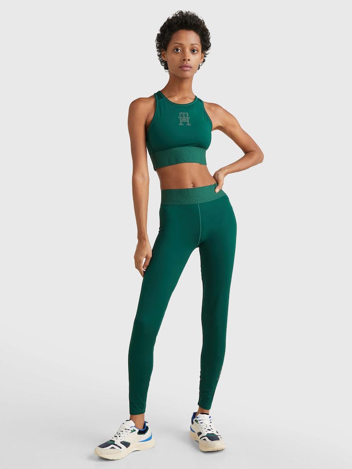 Tommy Hilfiger Sport Skinny Fit Full Length Women\'s Leggings Green | BOvXc83ZNBEP