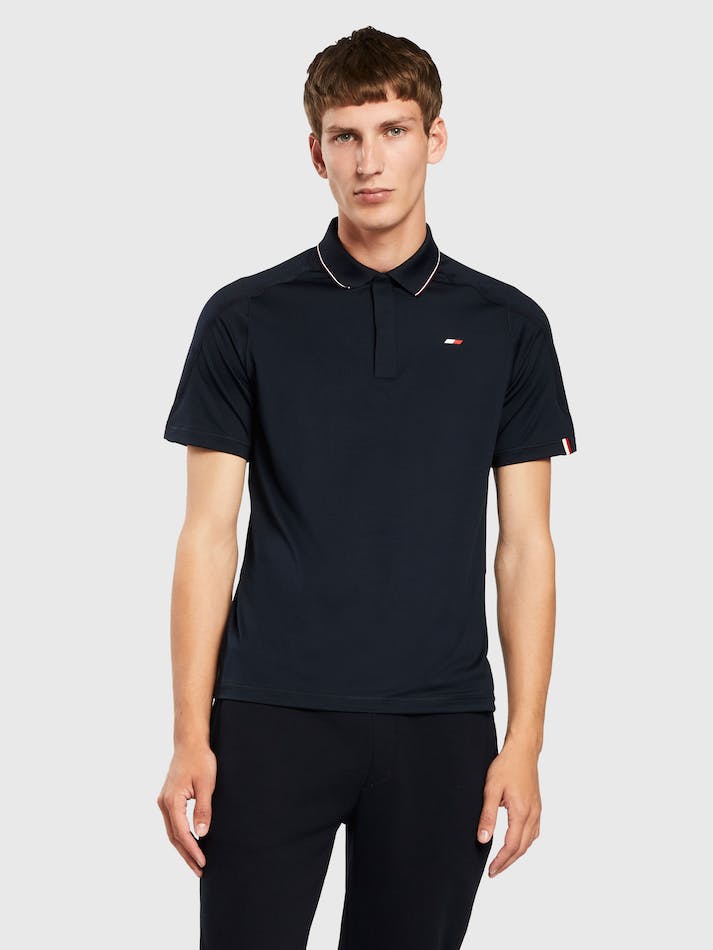 Tommy Hilfiger Sport Slim Fit Training Men\'s Polo Shirts Blue | 5S6p9jsiwphd