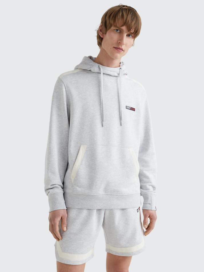 Tommy Hilfiger Sport TH Men's Hoodie Ice Heather | Gl54XZ8Arvzc