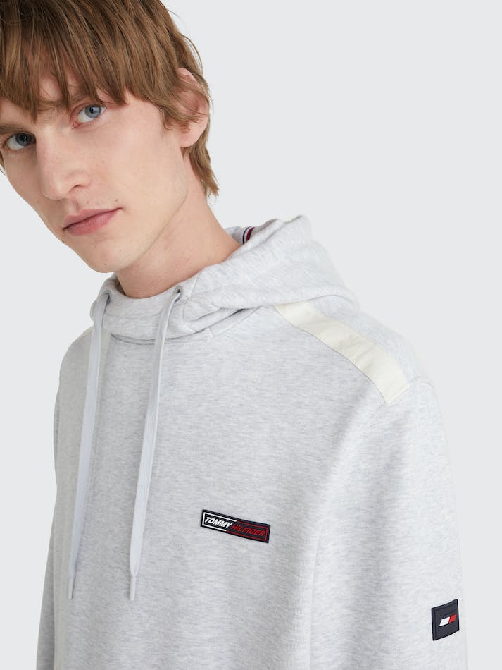 Tommy Hilfiger Sport TH Men's Hoodie Ice Heather | Gl54XZ8Arvzc